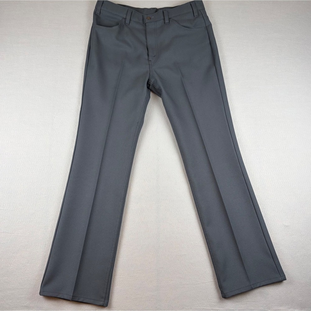 VTG Levis 517 Saddleman Boot Jeans Polyester Dacron Western 70s USA Jeans 36x34